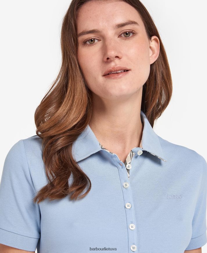 apranga Barbour portsdown viršuje rožinis/indigo tartanas moterys 6F6D801758