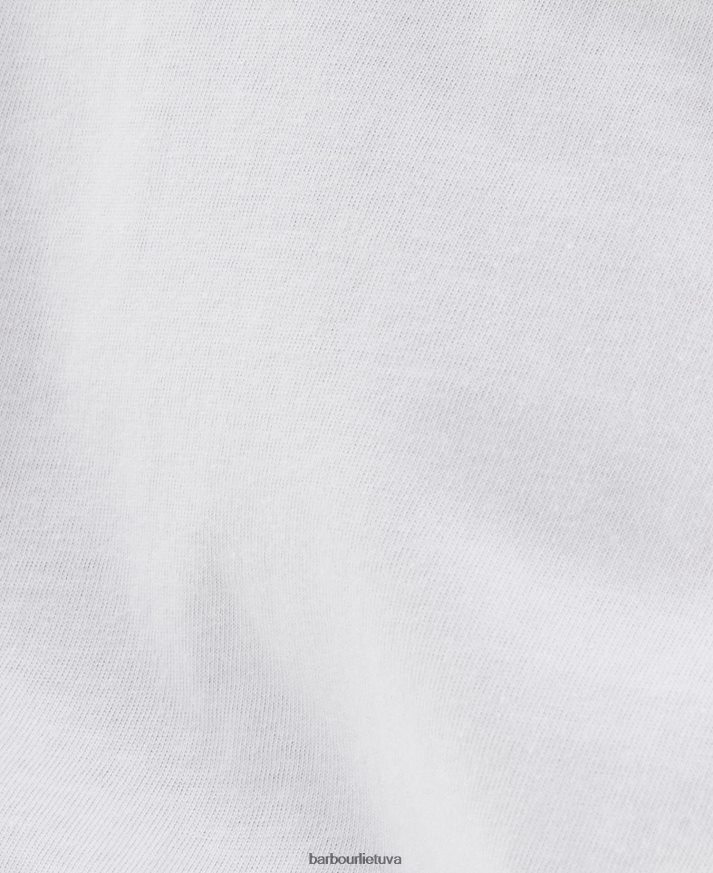 apranga Barbour soules marškinėliai vasara juoda moterys 6F6D801651