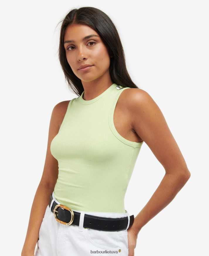 apranga Barbour stretton viršus laimo šerbetas moterys 6F6D801743