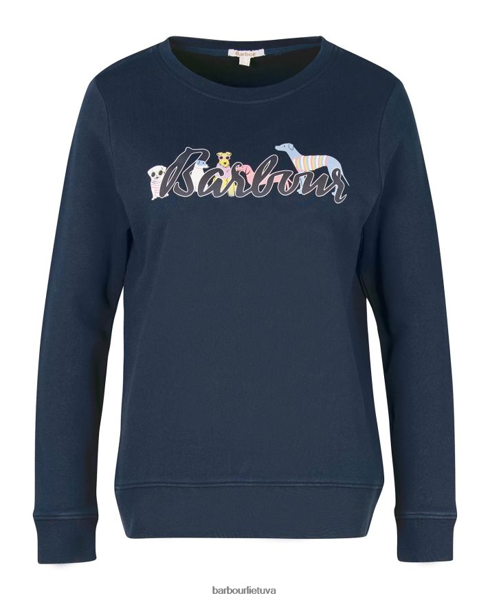 apranga Barbour Southport džemperis klasikinis laivynas moterys 6F6D802029