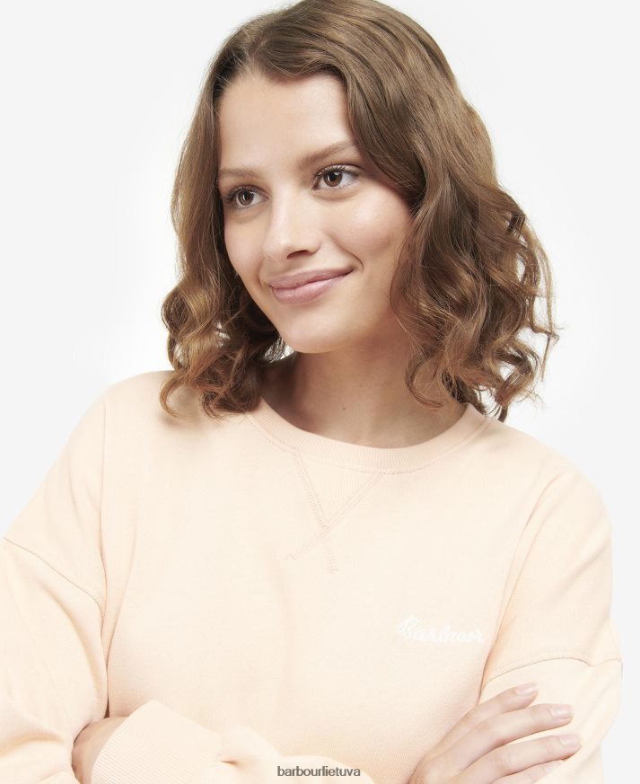 apranga Barbour kenmore džemperis šviesus persikas moterys 6F6D802023