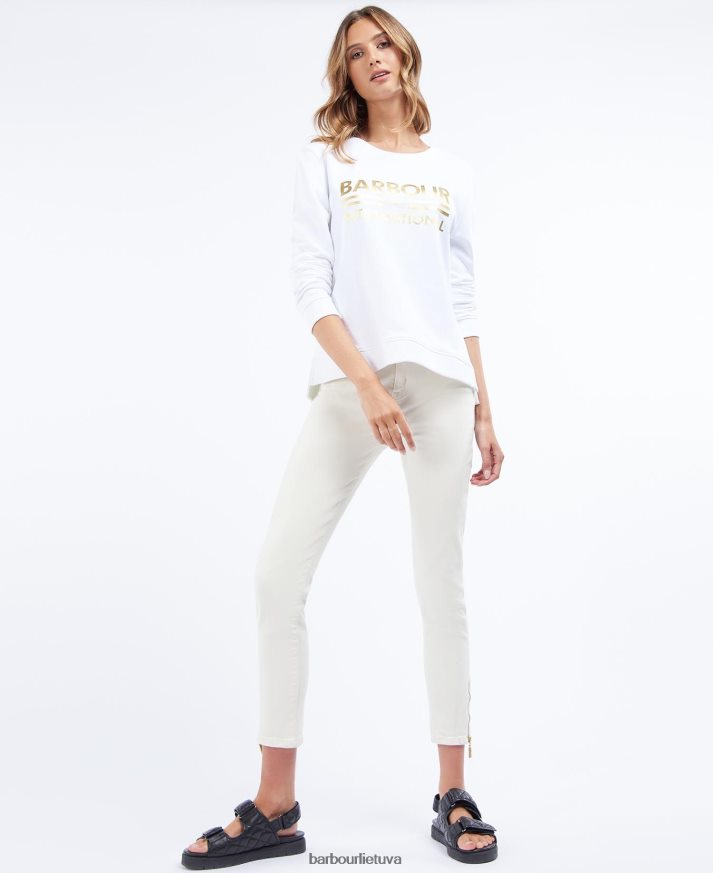 apranga Barbour originalūs komandos megztiniai baltas moterys 6F6D802013