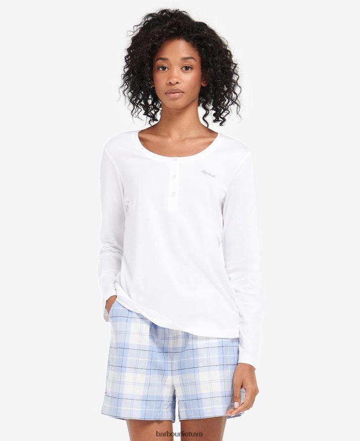 apranga Barbour etta henley pj rinkinys Tai pilkas marlas moterys 6F6D802039