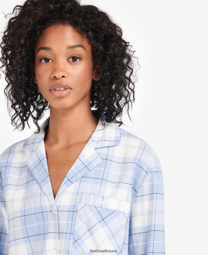 apranga Barbour etta naktiniai marškinėliai rausvas tartanas moterys 6F6D802040