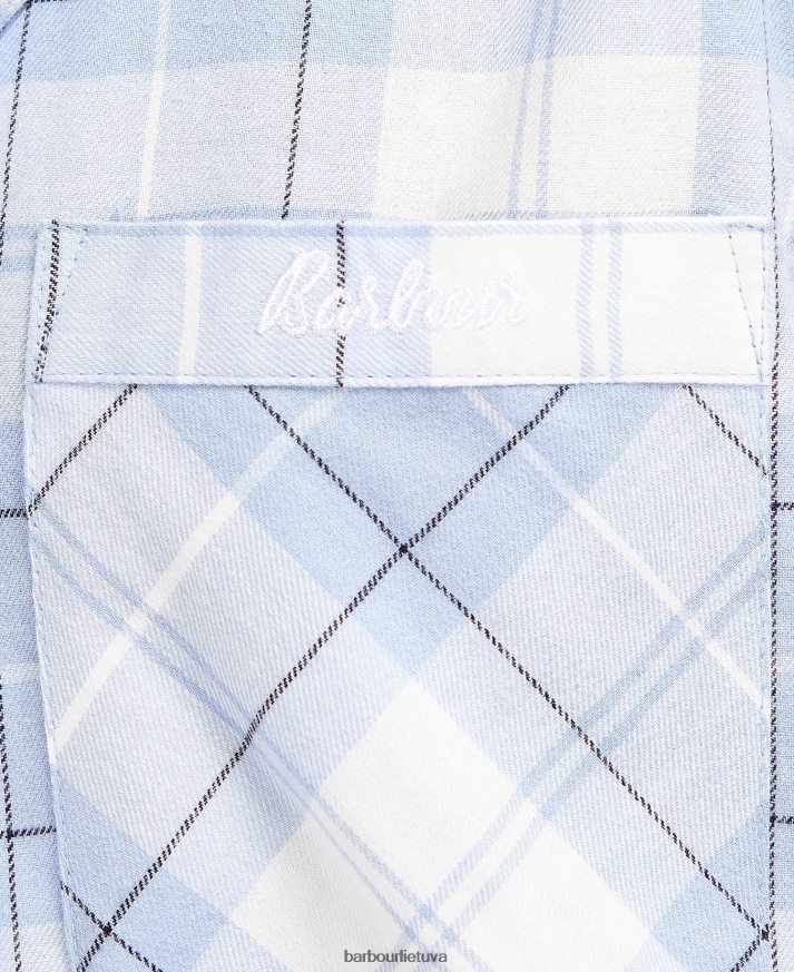 apranga Barbour etta naktiniai marškinėliai rausvas tartanas moterys 6F6D802040