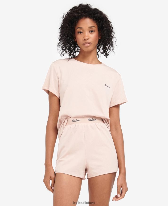 apranga Barbour milie poilsio komplektas šviesiai rožinė moterys 6F6D802042