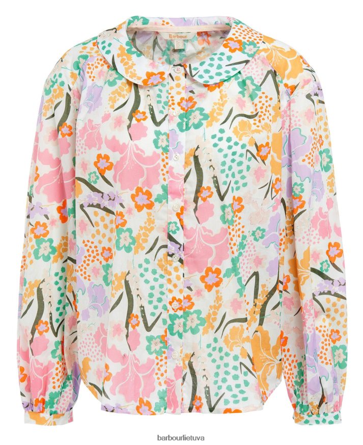 apranga Barbour delphinium marškinėliai klasikinis multi moterys 6F6D801624