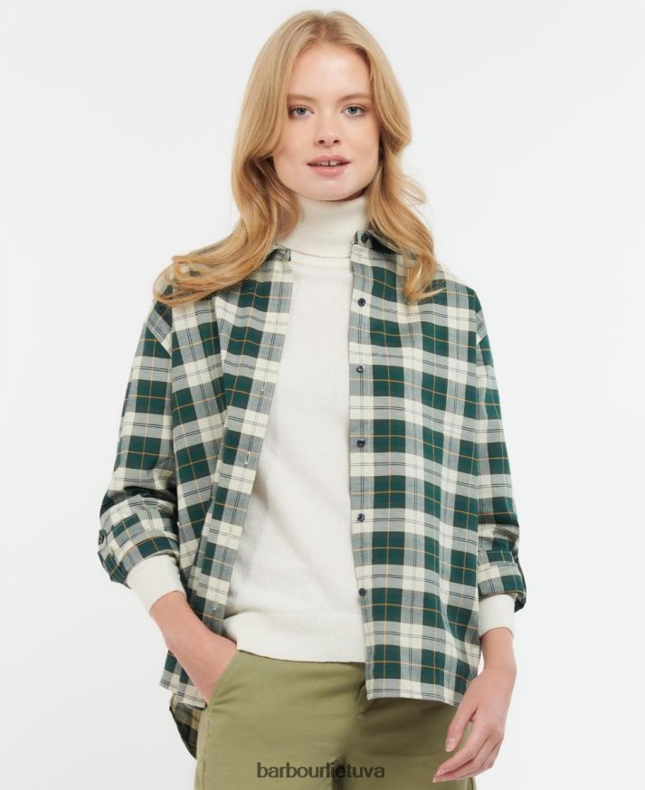 apranga Barbour elishaw marškinėliai klasikinis tartanas moterys 6F6D801600
