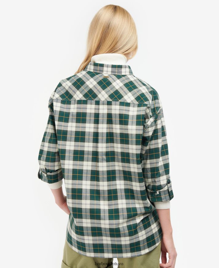 apranga Barbour elishaw marškinėliai klasikinis tartanas moterys 6F6D801600