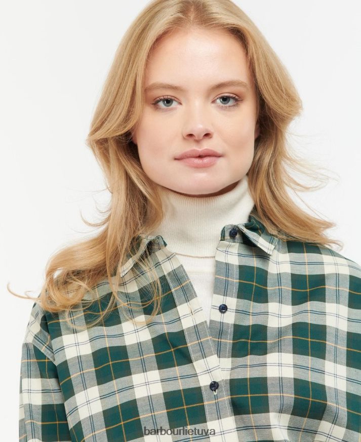 apranga Barbour elishaw marškinėliai klasikinis tartanas moterys 6F6D801600