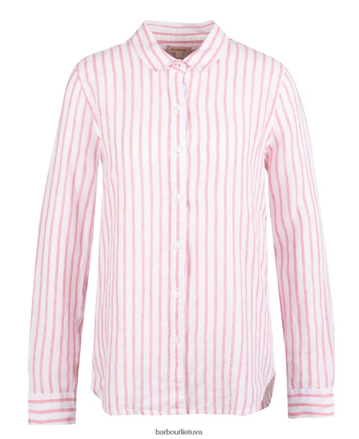 apranga Barbour jūriniai marškiniai rožinis punšas moterys 6F6D801590