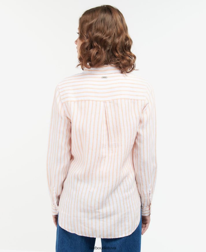 apranga Barbour jūriniai marškiniai rožinis punšas moterys 6F6D801618