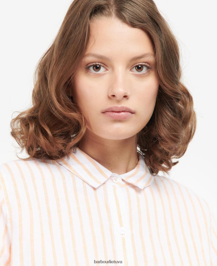 apranga Barbour jūriniai marškiniai rožinis punšas moterys 6F6D801618