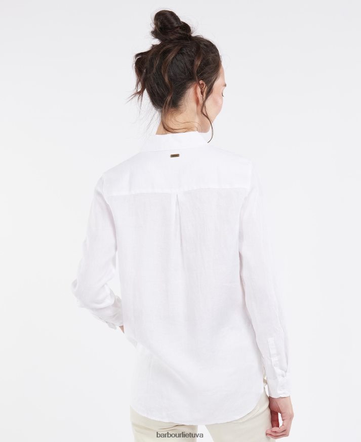 apranga Barbour jūriniai marškiniai tamsiai/balta moterys 6F6D801586