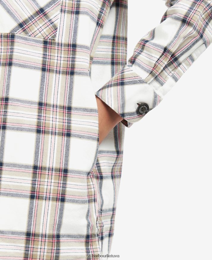 apranga Barbour koraliniai marškinėliai debesis / laivynas moterys 6F6D801601