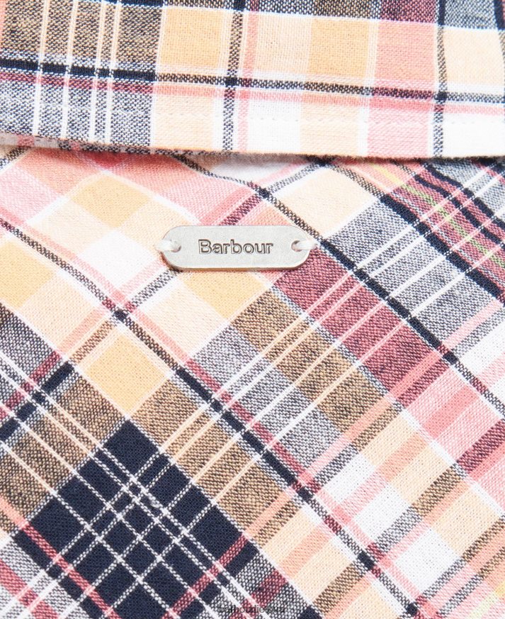 apranga Barbour marškinėliai iš jūros karinio jūrų laivyno čekis moterys 6F6D801633