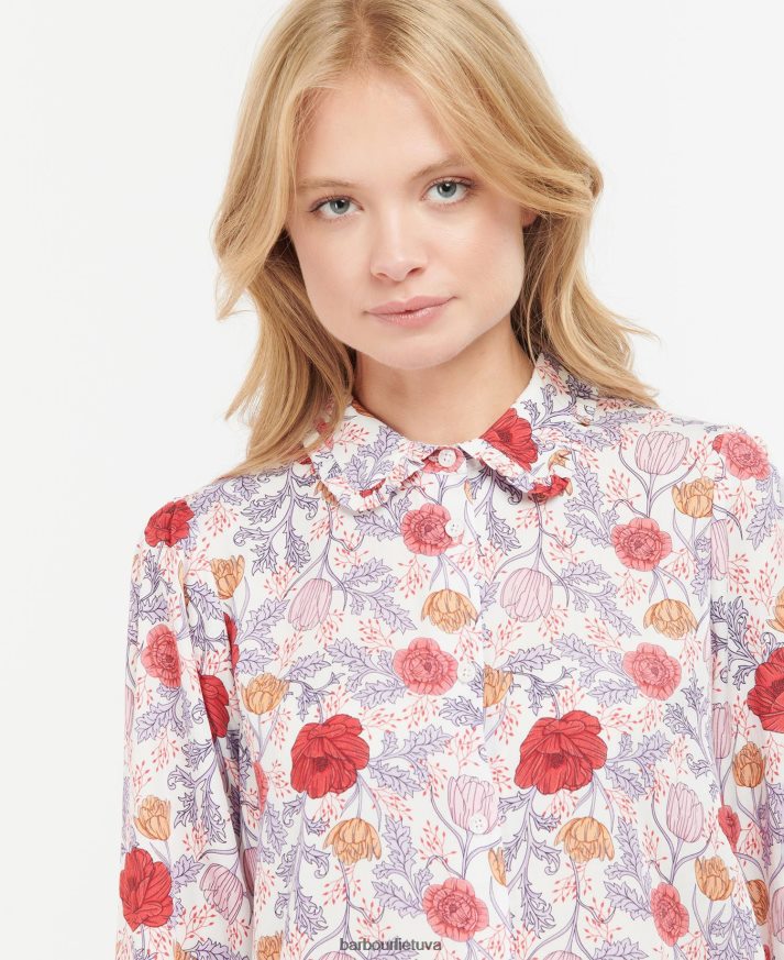 apranga Barbour nahla marškiniai daug šviesių gėlių moterys 6F6D801617