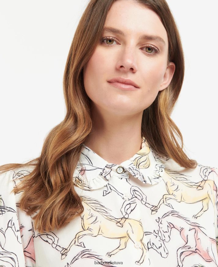 apranga Barbour sausmedžio marškiniai klasikinis multi moterys 6F6D801589