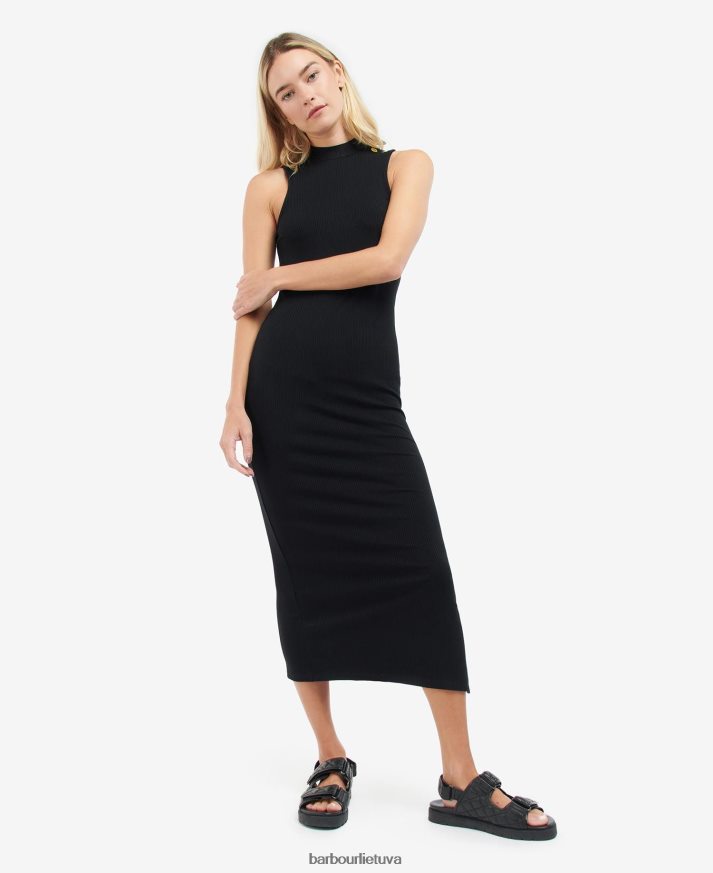 apranga Barbour amati suknelė klasikinis juodas moterys 6F6D801874