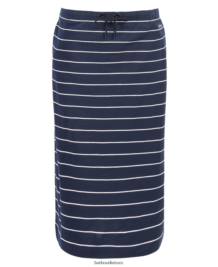 apranga Barbour antžeminis sijonas jūrinė juostelė moterys 6F6D801904
