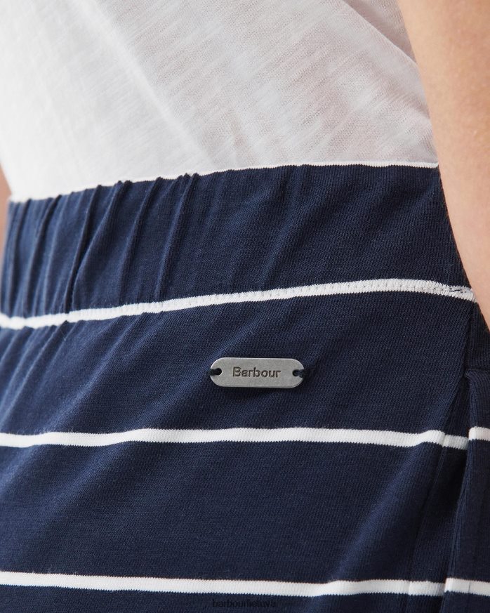 apranga Barbour antžeminis sijonas jūrinė juostelė moterys 6F6D801904