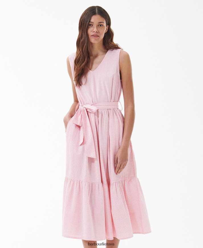 apranga Barbour azalija midi suknelė hibiscus moterys 6F6D801819