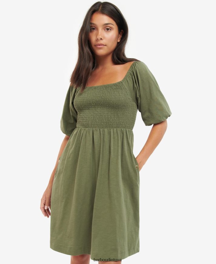 apranga Barbour galica suknele klasikinis juodas moterys 6F6D801906