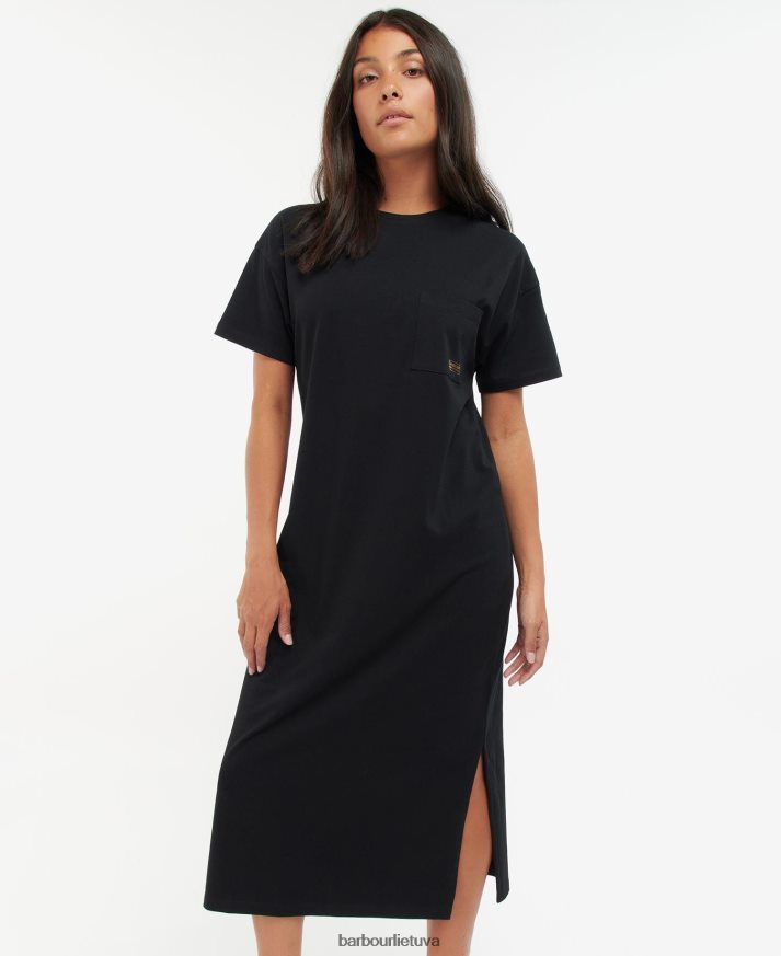 apranga Barbour karaliavimo marškinėlių suknelė klasikinis juodas moterys 6F6D801855