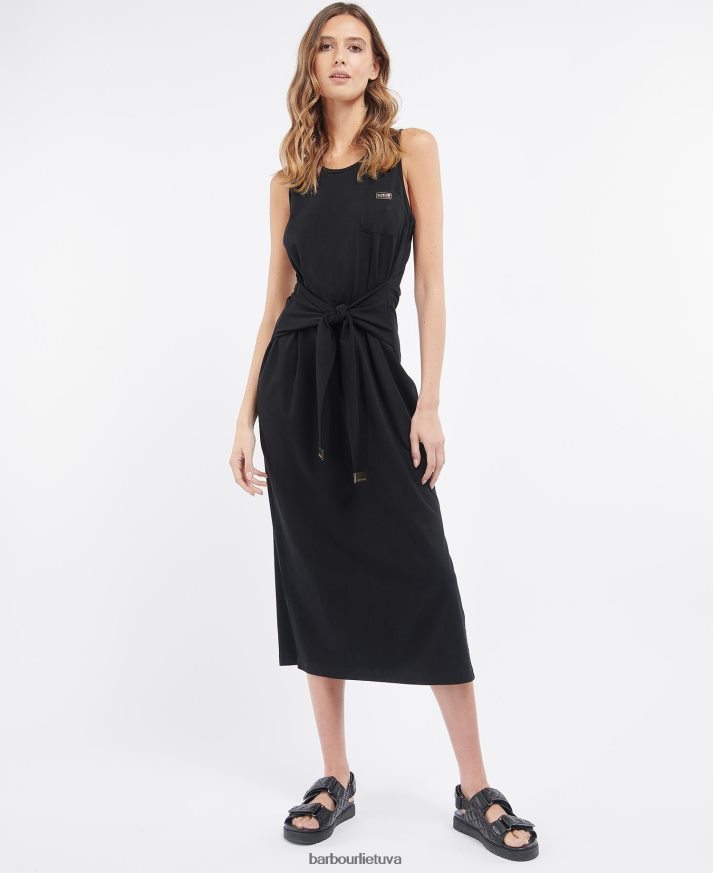 apranga Barbour morgan suknelė klasikinis juodas moterys 6F6D801818