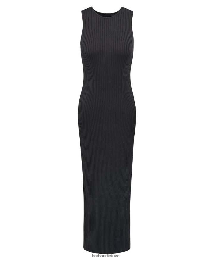 apranga Barbour silvestro trikotažo suknelė vasara juoda moterys 6F6D801858