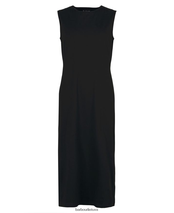 apranga Barbour viso lauko trikotažo suknelė klasikinis juodas moterys 6F6D801873