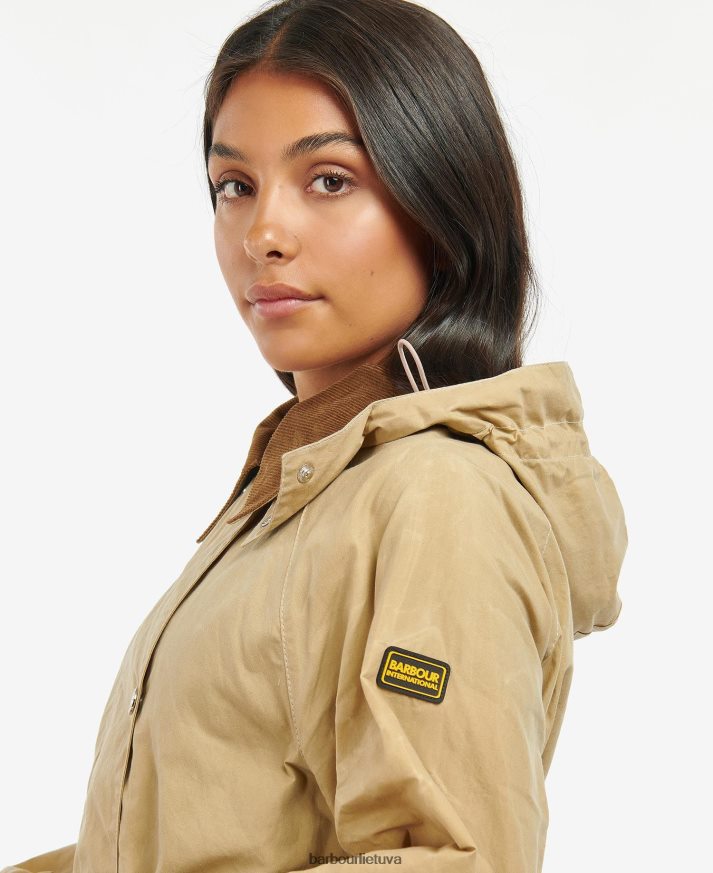 apranga Barbour Rossin dušui atsparus paltas vidurnakčio žalias / vidurnakčio žalias čekis moterys 6F6D801529