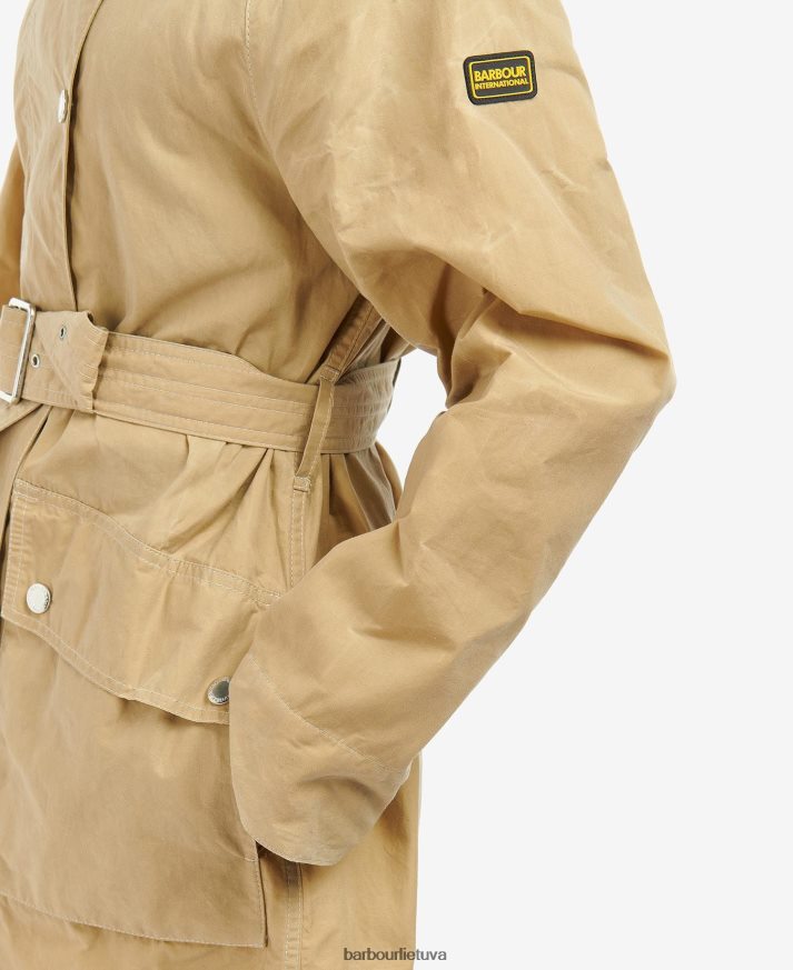 apranga Barbour Rossin dušui atsparus paltas vidurnakčio žalias / vidurnakčio žalias čekis moterys 6F6D801529