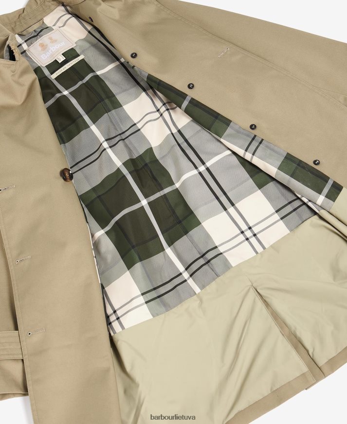 apranga Barbour trumpas greta dušui atsparus paltas tamsus laivynas/senovinė tuopa moterys 6F6D801526