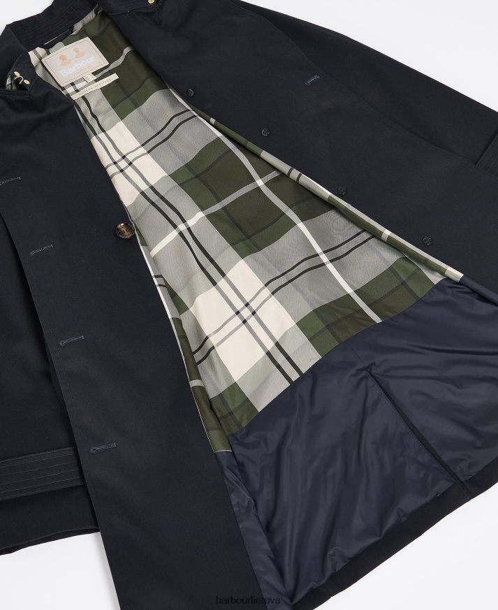 apranga Barbour trumpas greta dušui atsparus paltas tamsus laivynas/senovinė tuopa moterys 6F6D801528