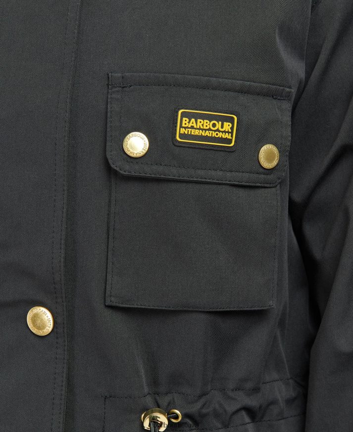 apranga Barbour vandeniui atsparus thruxton paltas vidurnakčio žalia moterys 6F6D801537