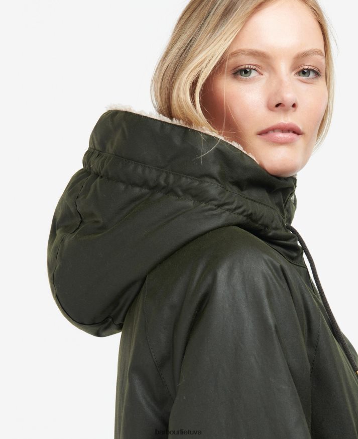 apranga Barbour Gunnister vaško striukė juodas/senovinis tartanas moterys 6F6D801375