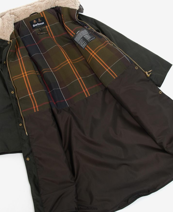 apranga Barbour Gunnister vaško striukė juodas/senovinis tartanas moterys 6F6D801375