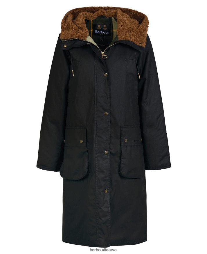 apranga Barbour Gunnister vaško striukė juodas/senovinis tartanas moterys 6F6D801395