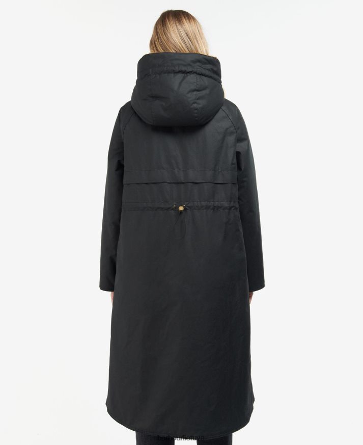 apranga Barbour Gunnister vaško striukė juodas/senovinis tartanas moterys 6F6D801395