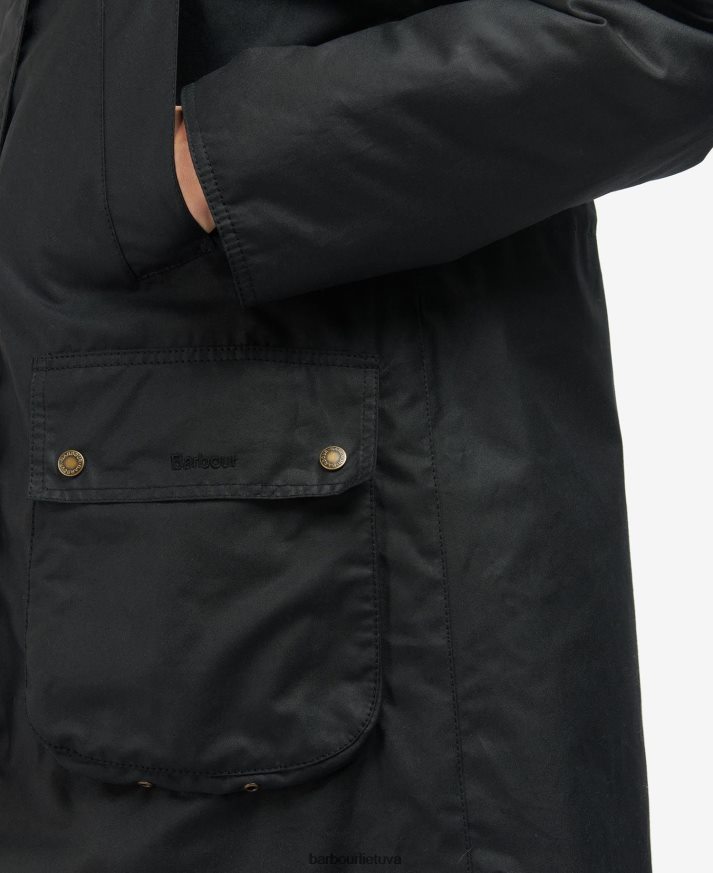 apranga Barbour Gunnister vaško striukė juodas/senovinis tartanas moterys 6F6D801395