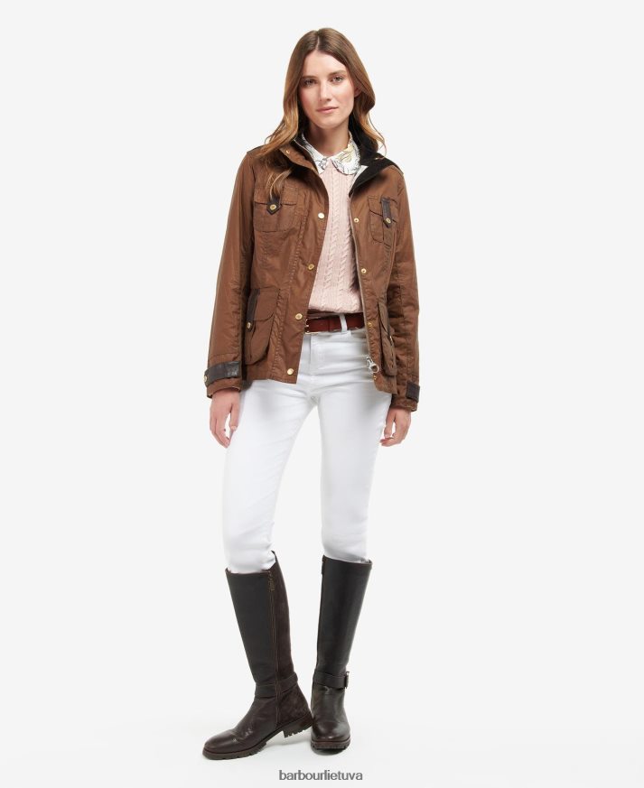 apranga Barbour Premium Defense vaškuota striukė archyvas alyvuogių/senovinis moterys 6F6D801377