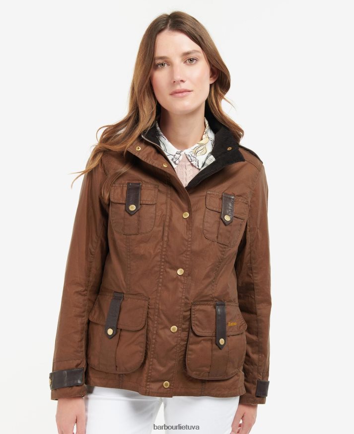 apranga Barbour Premium Defense vaškuota striukė archyvas alyvuogių/senovinis moterys 6F6D801377