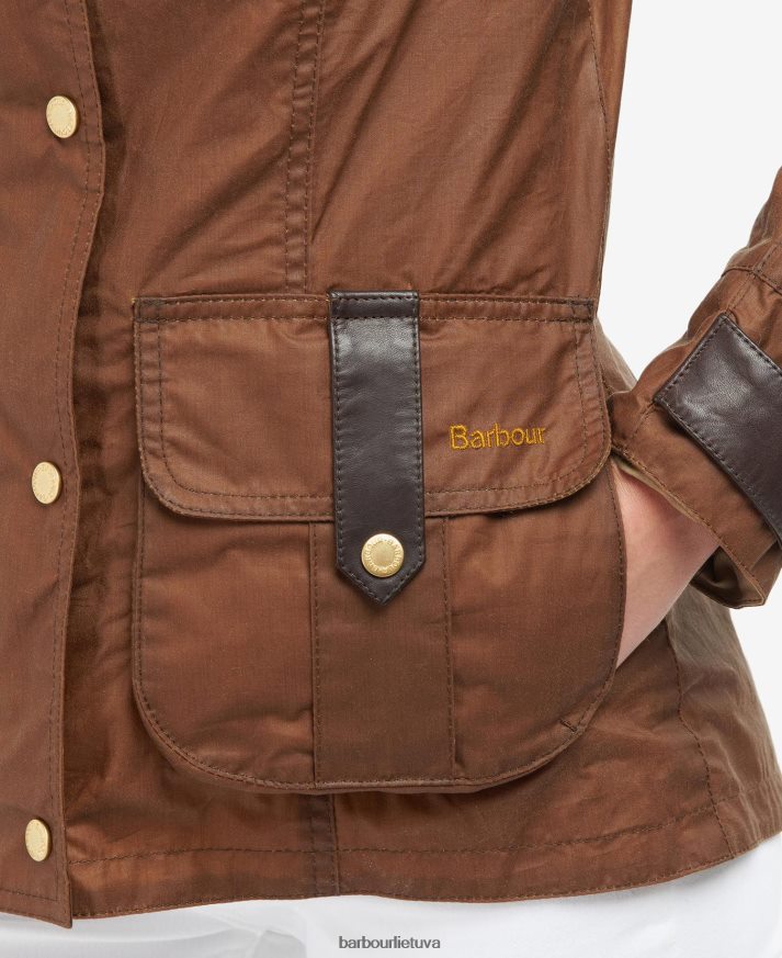 apranga Barbour Premium Defense vaškuota striukė archyvas alyvuogių/senovinis moterys 6F6D801377