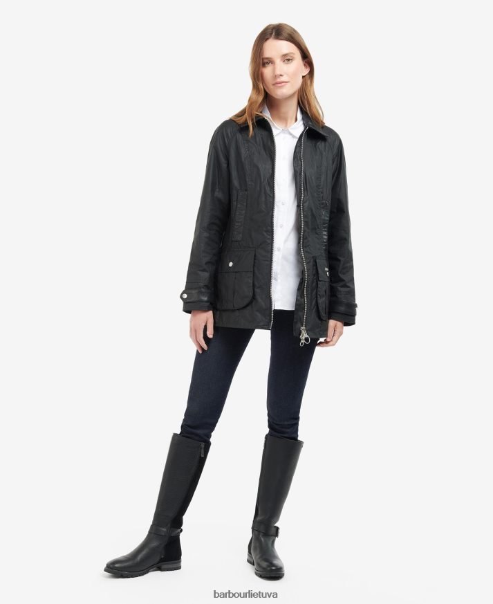 apranga Barbour aukščiausios kokybės beadnell vaškuota striukė archyvas alyvuogių/senovinis moterys 6F6D801392