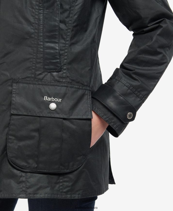 apranga Barbour aukščiausios kokybės beadnell vaškuota striukė archyvas alyvuogių/senovinis moterys 6F6D801392