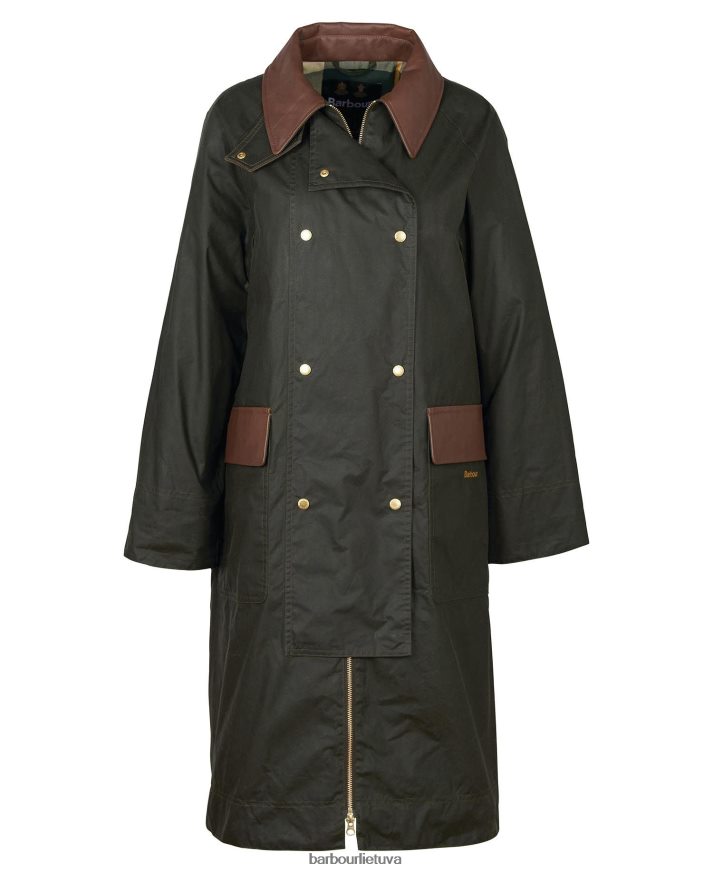 apranga Barbour barzdota vaškuota striukė archyvas alyvuogių/senovinis moterys 6F6D801371