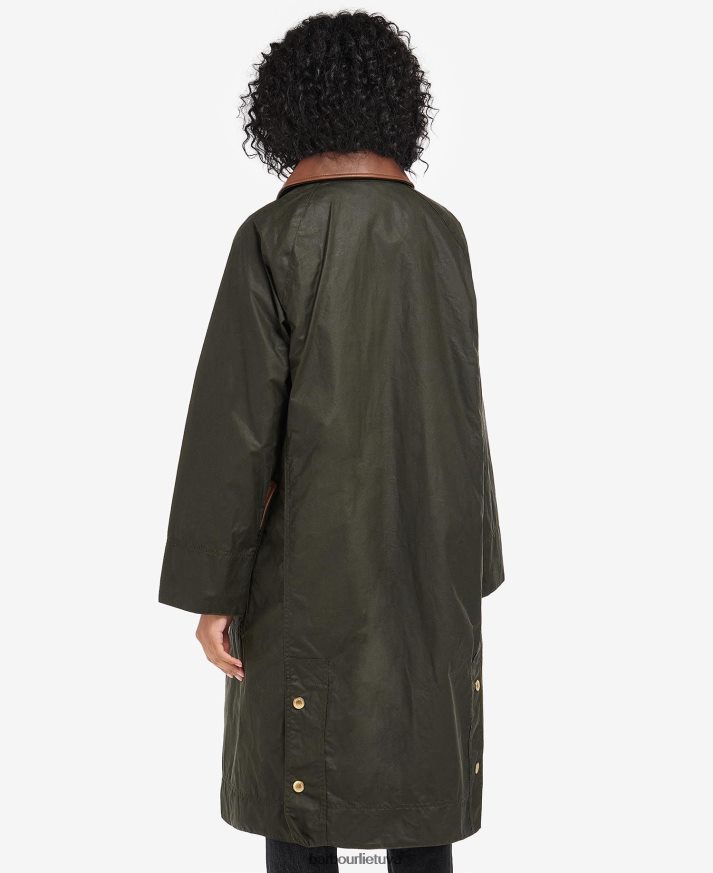 apranga Barbour barzdota vaškuota striukė archyvas alyvuogių/senovinis moterys 6F6D801371