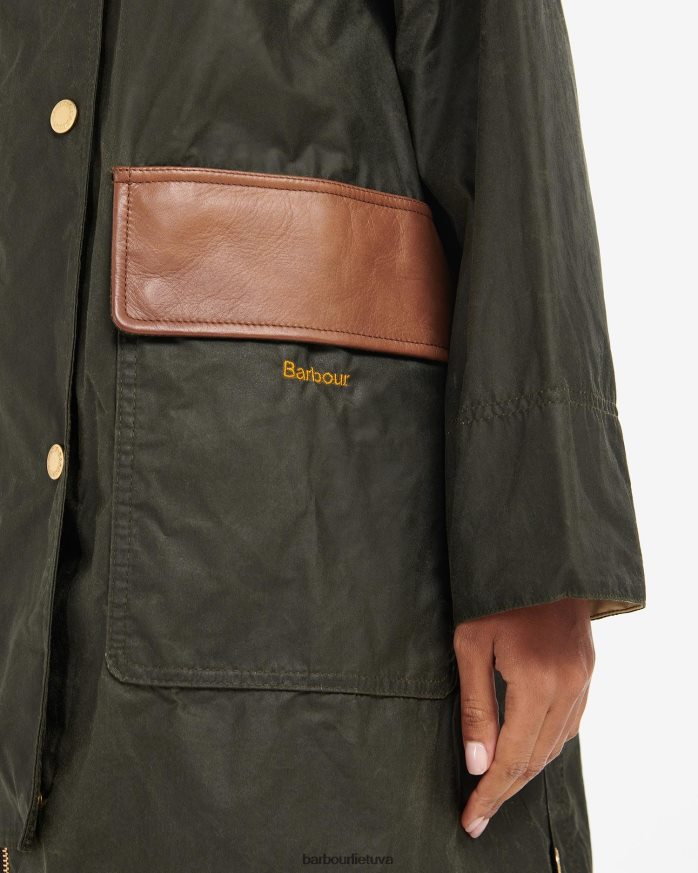 apranga Barbour barzdota vaškuota striukė archyvas alyvuogių/senovinis moterys 6F6D801371