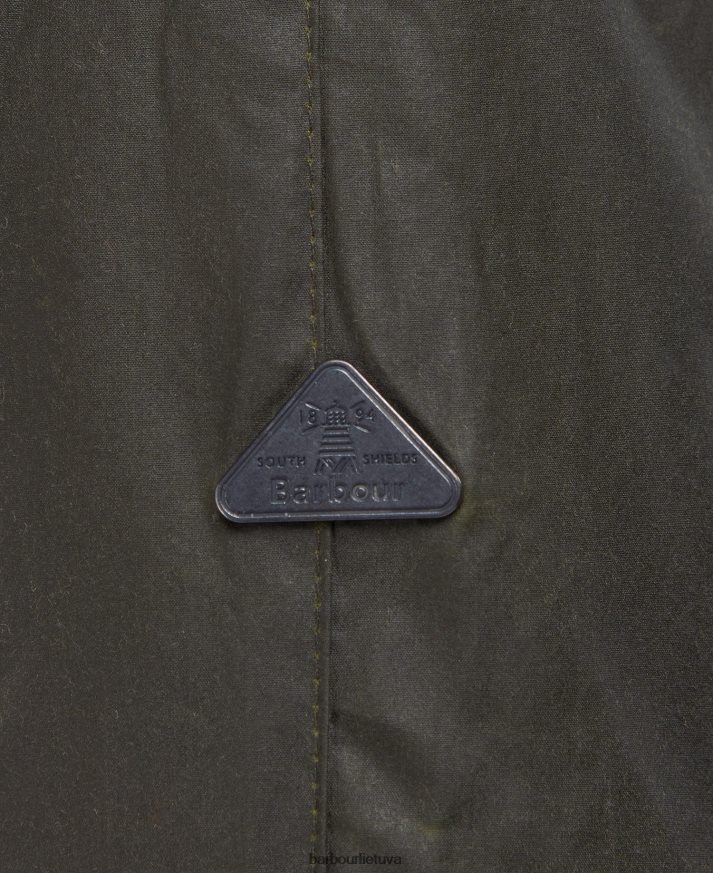 apranga Barbour druska vaškuota striukė archyvas alyvuogių/rožinis punšas moterys 6F6D801379